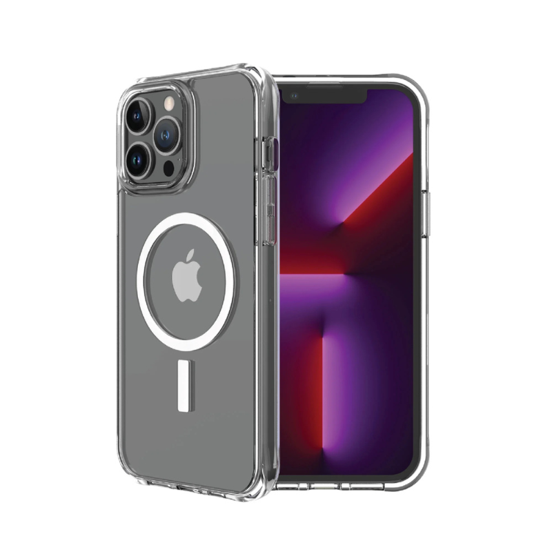 Untitled design (12) onn MagSafe Compatible Cell Phone Case for iPhone 13 Pro Max/iPhone 12 Pro Max, Clear - Image 2