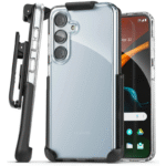 Encased Holster Combo Designed for Samsung Galaxy S24 Plus Case with Belt Clip Phone Holder for Samsung S24+ (Clear)