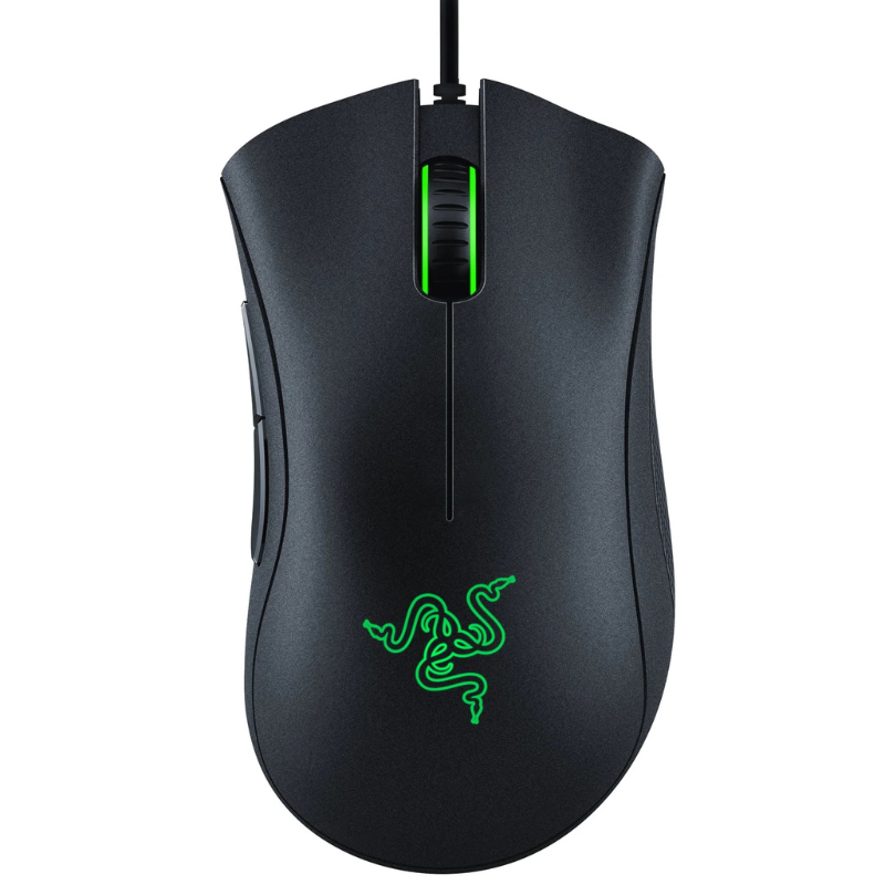 Untitled design (31) Razer DeathAdder Essential Wired Optical Gaming Mouse for PC, 5 Buttons, Black - Image 1